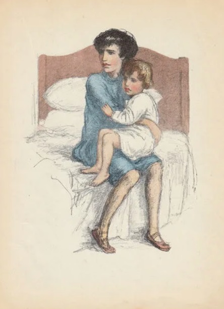 М. Родионов. А. Барто «Я с тобой». 1938.