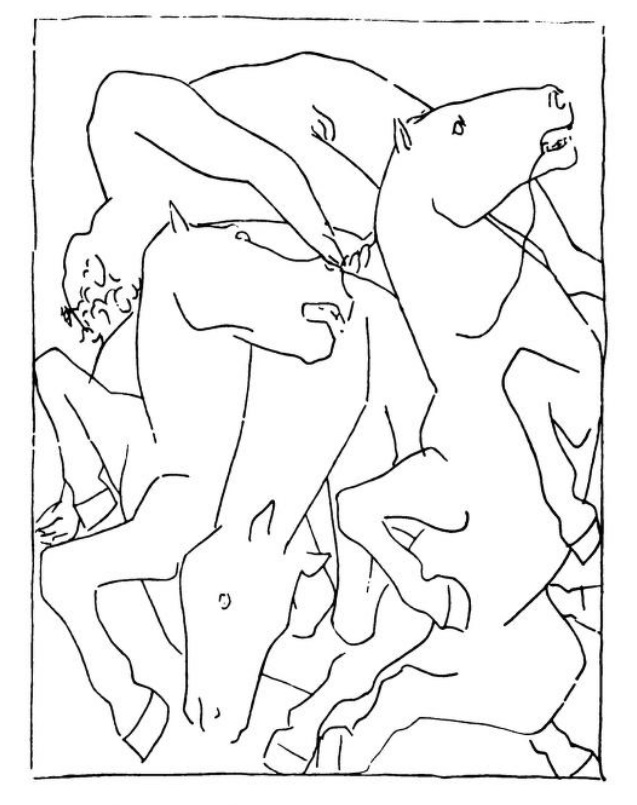 П. ПИКАССО. Овидий. «Метаморфозы». Иллюстрация, 1931
