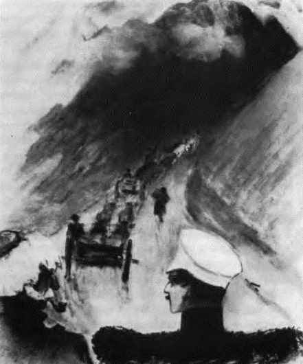 В. Г. Бехтеев. Иллюстрация. М. Лермонтов «Герой нашего времени». 1936