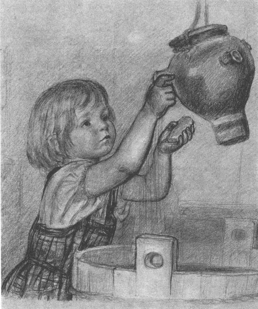 А. Пахомов. Иллюстрация к рассказам Л. Н. Толстого «Для маленьких», 1954
